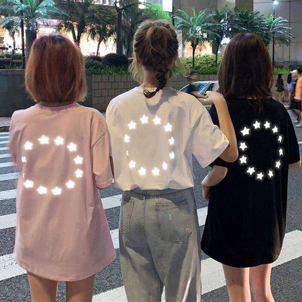 T-Shirt Réfléchissant Imprimé Étoiles – Fay Beauty