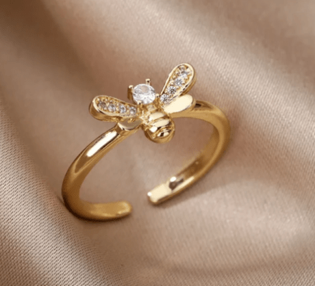 Fay Beauty-Sunset Audacity | Bague Abeille Zirconia Plaqué Or 18K - Fay Beauty