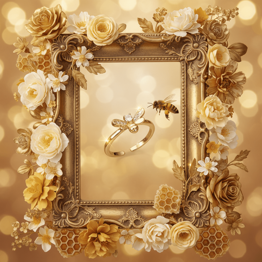 Fay Beauty-Sunset Audacity | Bague Abeille Zirconia Plaqué Or 18K - Fay Beauty