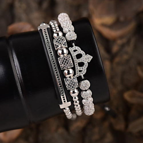 Fay Beauty – Ensemble de trois bracelets Couronne pour couple - Fay Beauty