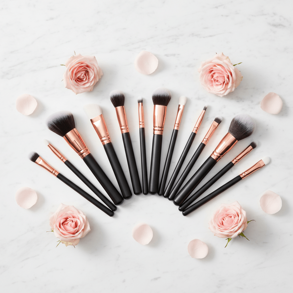 Fay Beauty – Sunset Audacity | Ensemble de 15 Pinceaux de Maquillage + Trousse Incluse - Fay Beauty