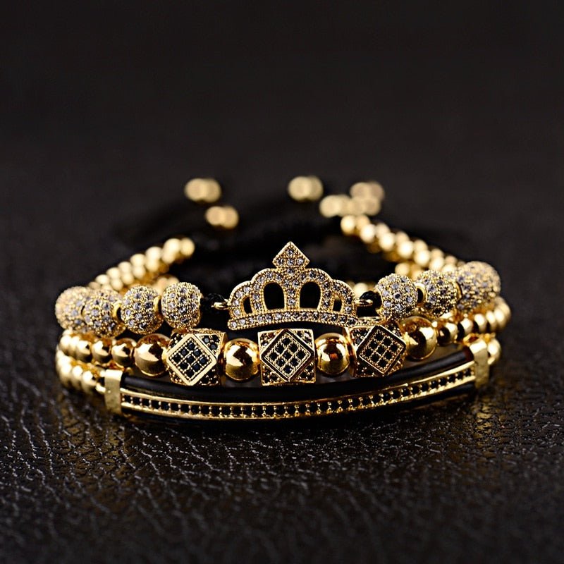 Fay Beauty – Ensemble de trois bracelets Couronne pour couple - Fay Beauty