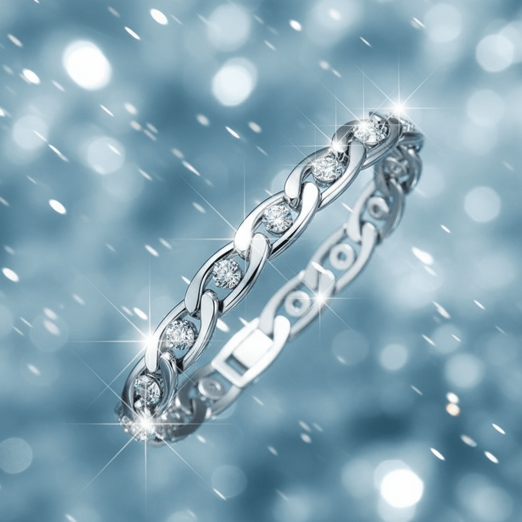Fay Beauty – Bracelet Acier Titane Strass - Fay Beauty