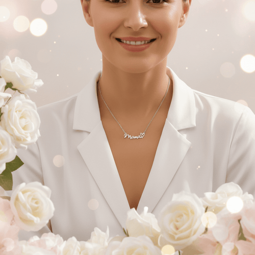 Fay Beauty – Sunset Audacity | Collier Pendentif Cœur de Maman - Fay Beauty
