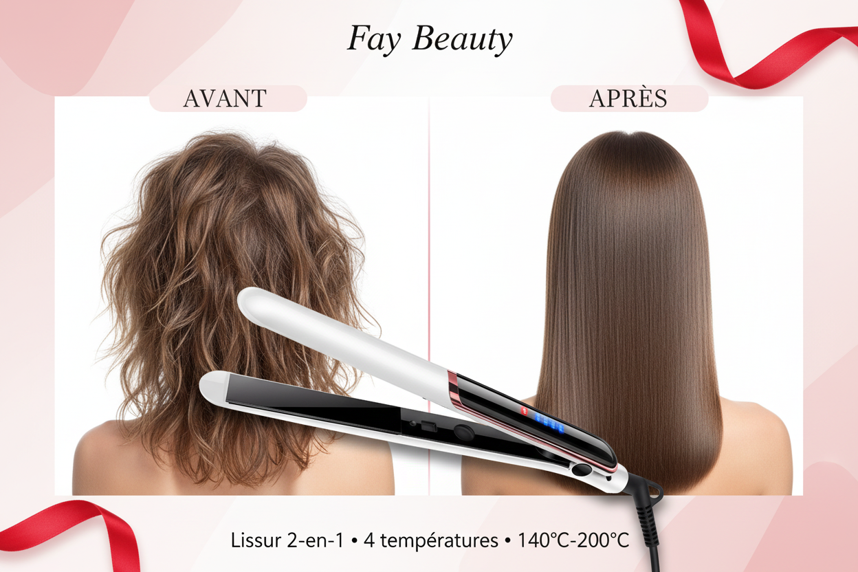 Publicité Avant/Après Fay Beauty