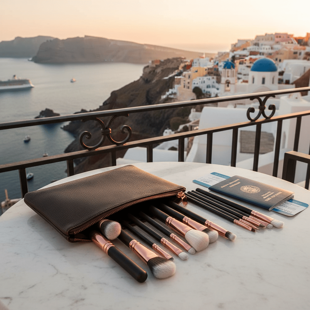 Fay Beauty – Sunset Audacity | Ensemble de 15 Pinceaux de Maquillage + Trousse Incluse - Fay Beauty